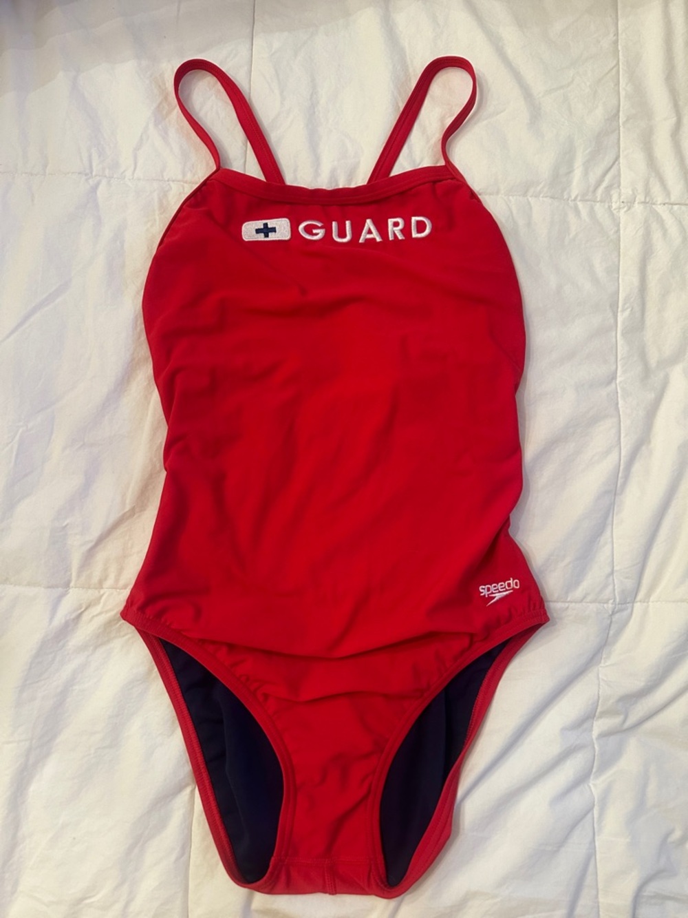 Speedo WoRed Lifeguard One-Piece Swimsuit